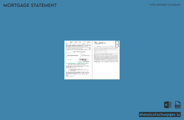 Jemenitischer Golfbank-Hypothekendarlehensauszug in Word- und PDF-Format, 4 Seiten, Beispielvorschau (3-4 Seiten)